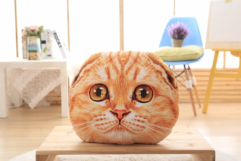 Cuddly Cat-Shaped Car Cushion and Nap Pillow-3