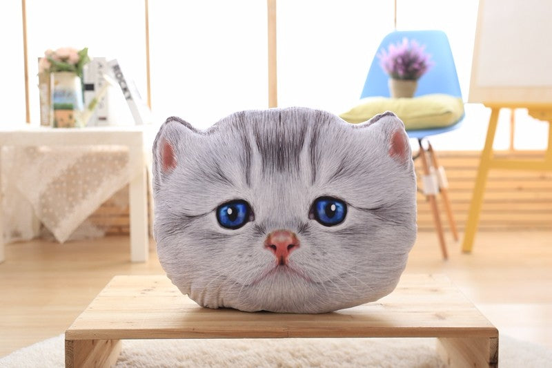 Cuddly Cat-Shaped Car Cushion and Nap Pillow-4